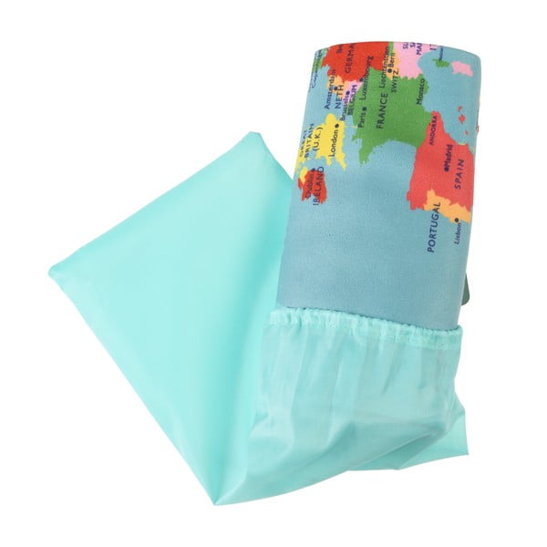 Helesinine rätik 150x70 cm World Map - Rex London-image-3