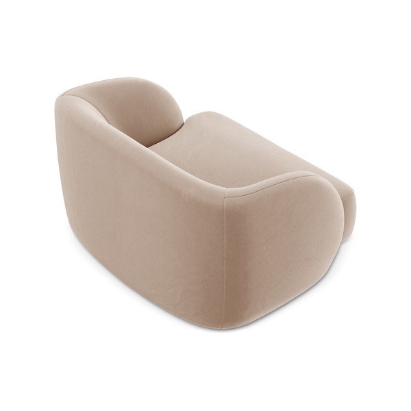 Beež sametist tugitool Miley - Micadoni Home-image-4