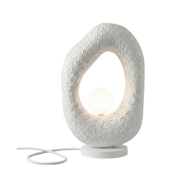 Valge metallist laualamp (kõrgus 50 cm) Lore - Opviq lights