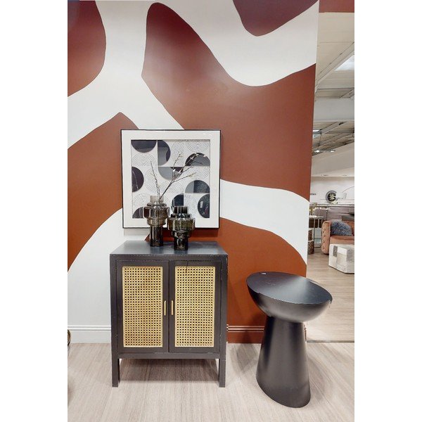 Černá skleněná váza Premier Housewares Cayden-image-3
