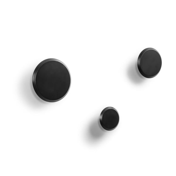 Mustad seinale kinnitatavad puidust konksud 3tk komplektis Nadua - Kave Home