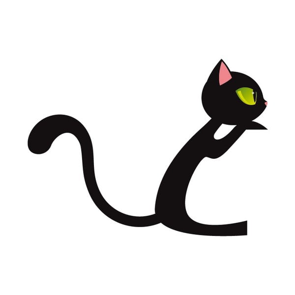 Kleebis Fanastick Black Cat - Ambiance-image-1