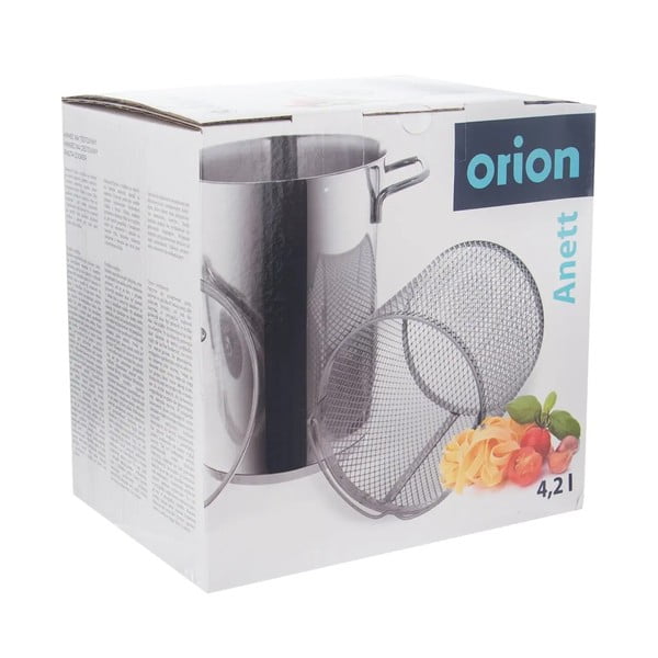 Roostevabast terasest kaanega pott induktsioonile 4 l Anett - Orion-image-4