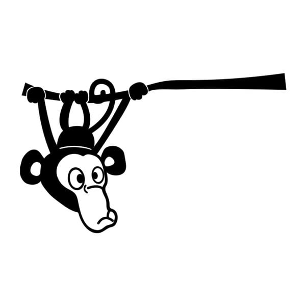 Kleebis väike ahv puu peal - Ambiance-image-1