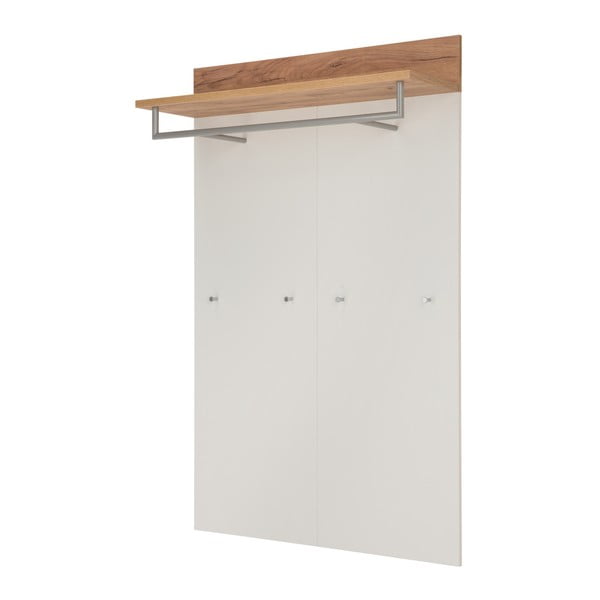 Valge/puiduvärvi tammespooniga seinanagi 96x147x29 cm Topix – Germania-image-2