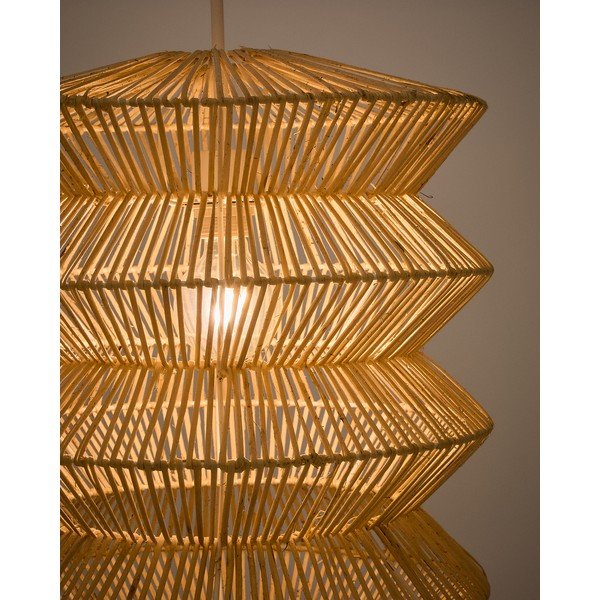 Rotangist varjuga ripplamp Dakit - Kave Home-image-2