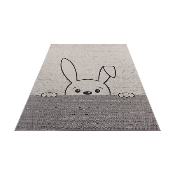 Kreemjas lastevaip Jänes, 80 x 150 cm - Ragami-image-3