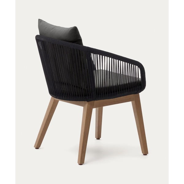 Must puidust aiatool Portalo - Kave Home-image-3