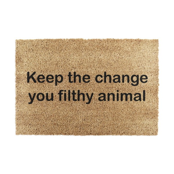 Kookoskiududest matt 40x60cm Keep the Change - Artsy Doormats