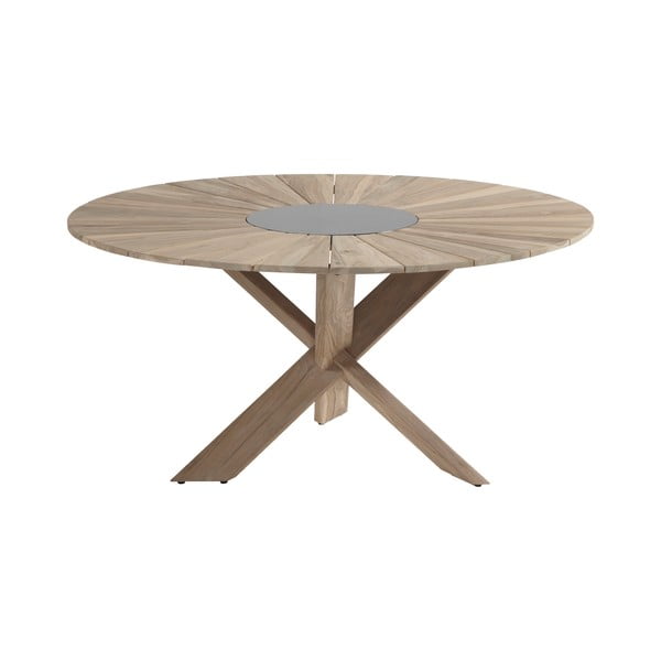 Zahradní stůl z teakového dřeva Hartman Provence, ø 150 cm