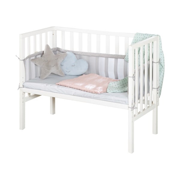 Valge võrevoodi 90x45 cm - Roba-image-2