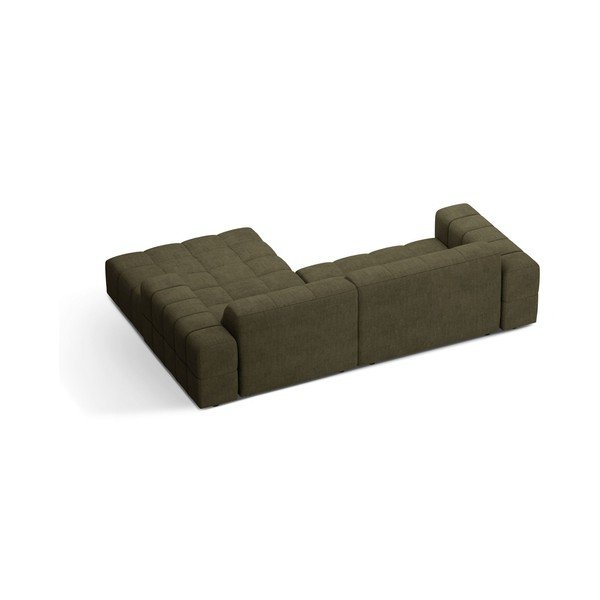 Khaki värvi šenill-nurgadiivan (parem nurk/diivanvoodiga) Chicago - Cosmopolitan Design-image-2