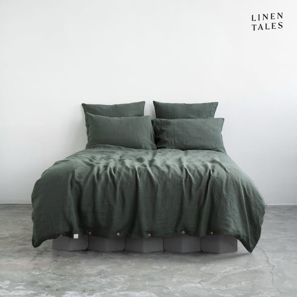 Tumeroheline voodipesu kaheinimesevoodile 200x200 cm - Linen Tales