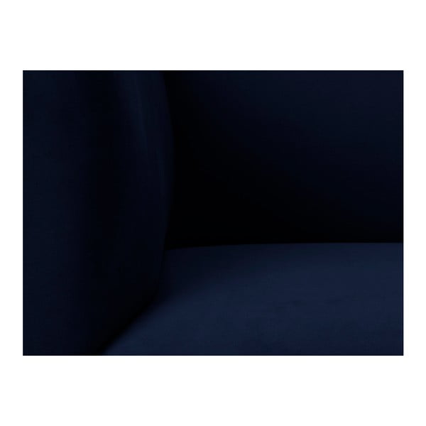 Tmavě modrá sametová pohovka Windsor & Co Sofas Neptune, 145 cm-image-2
