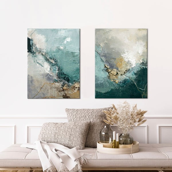 Käsitsi maalitud elementidega maal 60x80 cm Uphill - Malerifabrikken-image-1