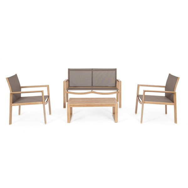 Alumiiniumist aiamööbli komplekt 4-le Kallen - Bizzotto