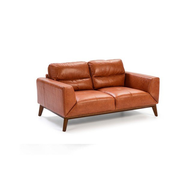 Nahast diivan , 159 cm Cognac - Ángel Cerdá-image-2