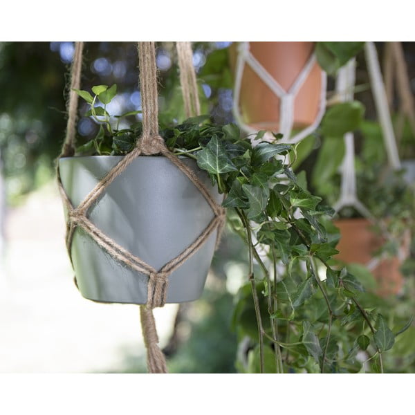 Tekstiil lillepoti riputi  ø 13 cm (kõrgus 100 cm) Macramé – Artevasi-image-1