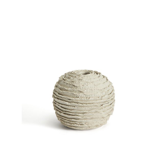 Kreemikas keraamiline käsitöövaas (kõrgus 15,5 cm) Evania - Kave Home