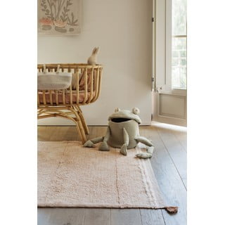 Heleroosa pestav käsitsi kootud puuvillane vaip 120x160 cm Bloom Rose - Lorena Canals