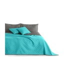 Türkiissinine mikrofiiber voodiplaat Axel, 170 x 210 cm - DecoKing