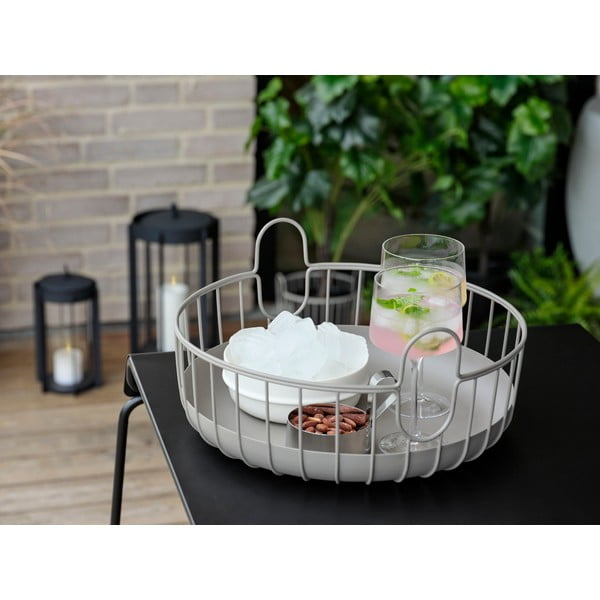 Traadiga metallist korv ø 38x18 cm Inu - Zone-image-1