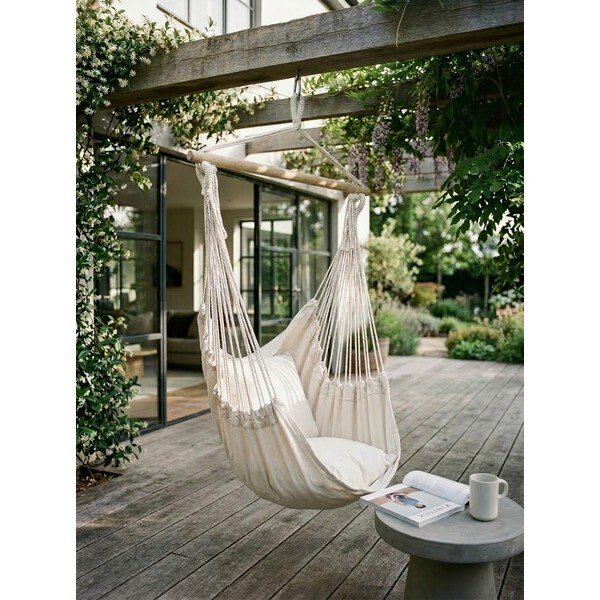Kreem polsterdatud rippuv aiatool Tobago - Garden Pleasure-image-1