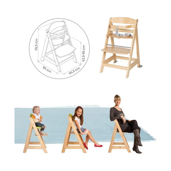 Helehall söögitool Style Born Up 2in1 - Roba-image-3