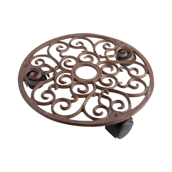 Metall mobiilne alus lillepottidele ø 29 cm (kõrgus 7 cm) – Esschert Design-image-3