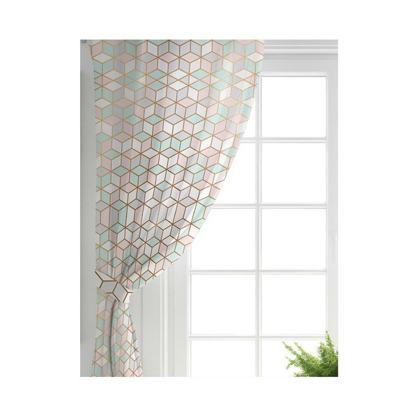 Puuvillasegust kardin , 140 x 260 cm - Minimalist Home World-image-1