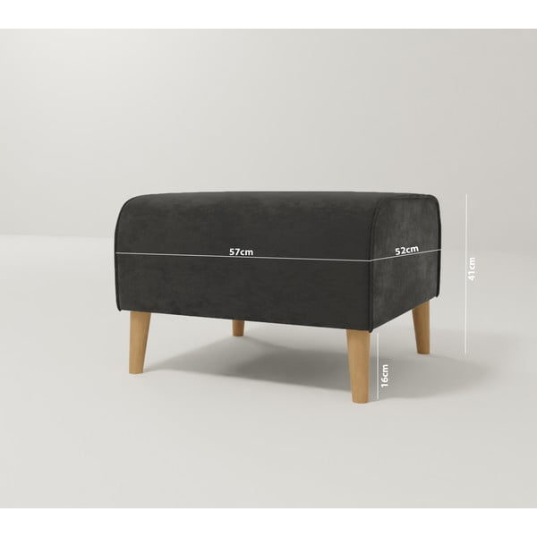 Tumehall sametist jalatugi Carole - Ropez-image-3