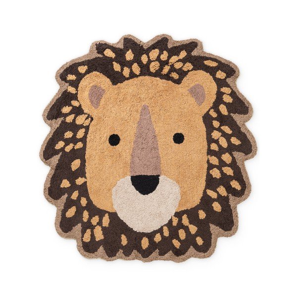 Oranž/pruun pestav/käsitsi kootud puuvillane lastevaip 120x125 cm Snuggle Roary - Hanse Home