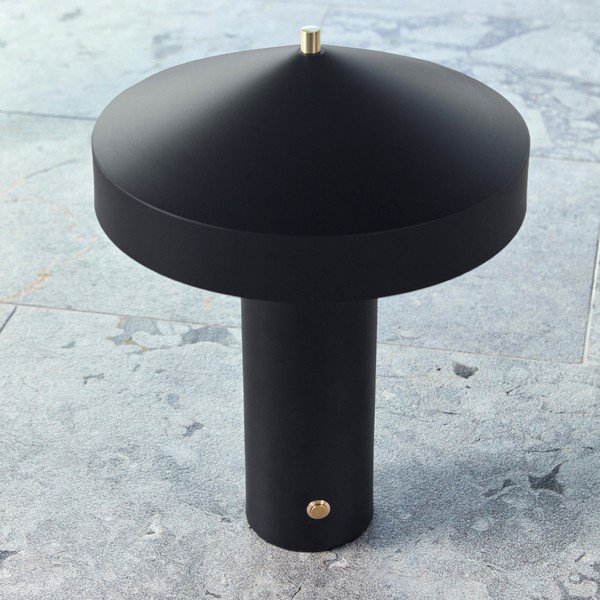 Must metallist laualamp (kõrgus 41 cm) Hatto - OYOY Living Design-image-1