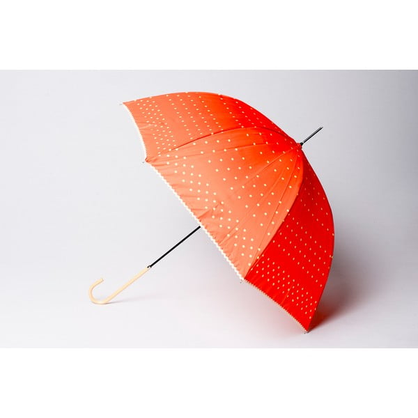 Puntíkatý deštník Dots, oranžový