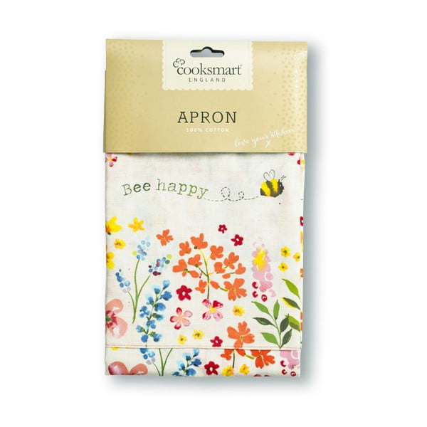 Be Happy puuvillane köögi esiliin - Cooksmart ®-image-2