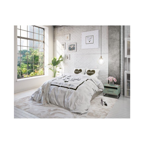 Povlečení z mikroperkálu Sleeptime In Bed, 200 x 220 cm-image-3