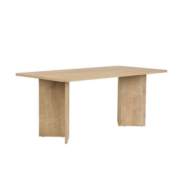 Söögilaud tammepuust dekooriga 90x180 cm Linza - Kalune Design