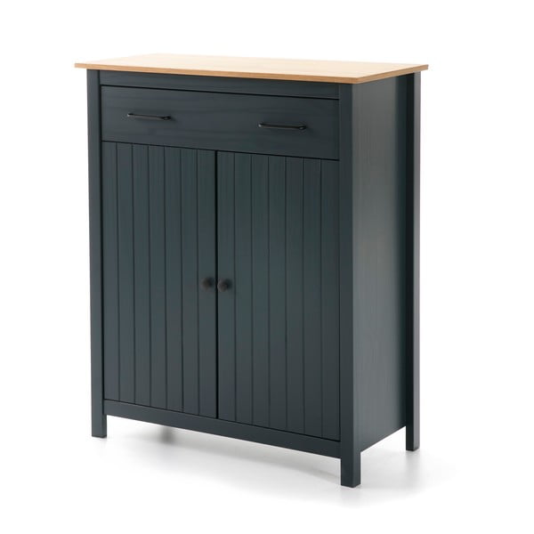 Tumesinine männipuidust kummut 90x110 cm Miranda – Marckeric-image-2