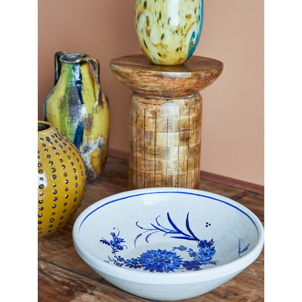 Sinine/beež terrakotta kauss ø 41 cm Aleni - Bloomingville-image-1