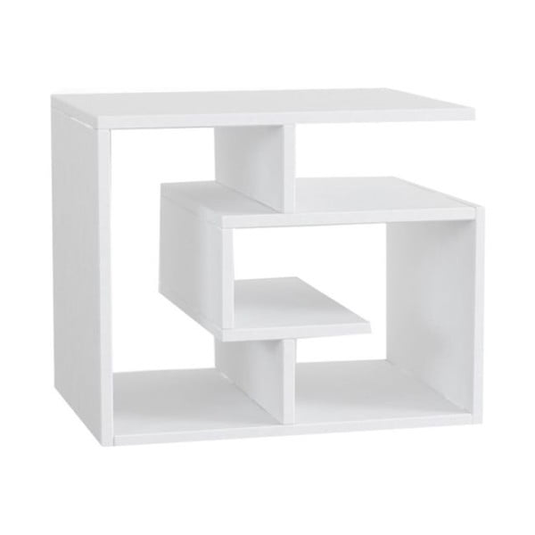 Bílý odkládací stolek k pohovce Labirent-image-2