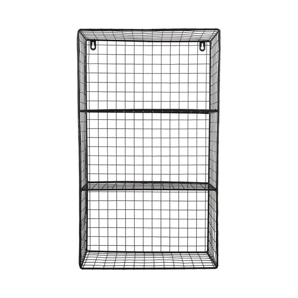 Mustast terasest riiul 60 cm Reja - PT LIVING