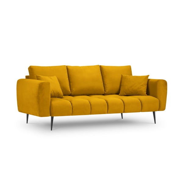 Kollane sametne diivan Octave - Interieurs 86-image-2