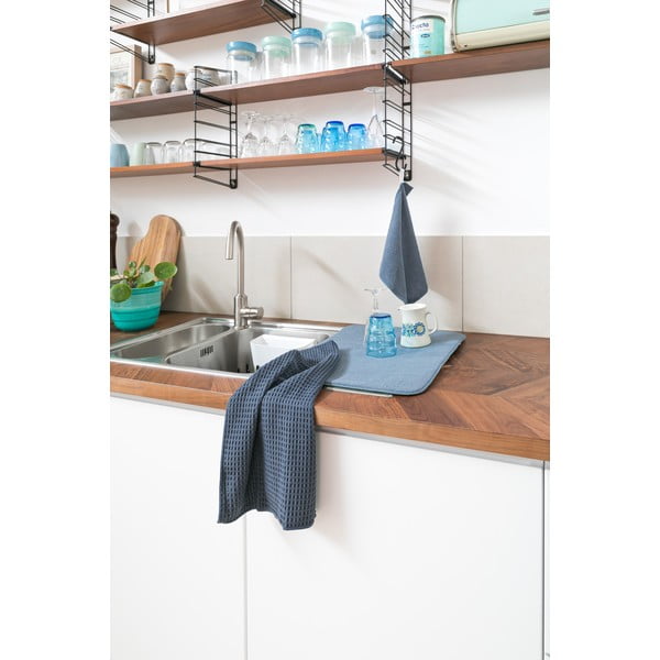 Komplekt 2 rohelist mikrofiiberist köögirätikut, 60 x 40 cm - Tiseco Home Studio-image-4