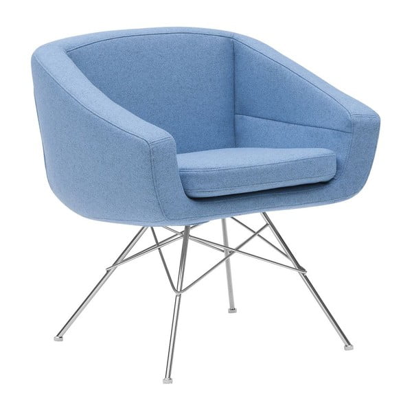 Světle modré křeslo Softline Aiko-image-1
