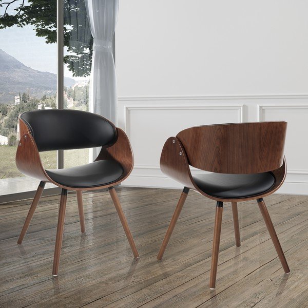 Must-tumepruun kunstnahast söögitool Visby Evo - Tomasucci-image-1