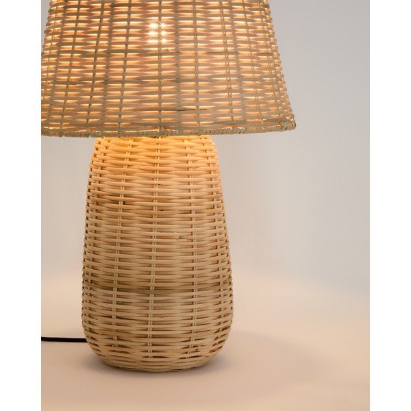 Rotangist laualamp naturaalses värvitoonis (kõrgus 65 cm) Neuda - Kave Home-image-4