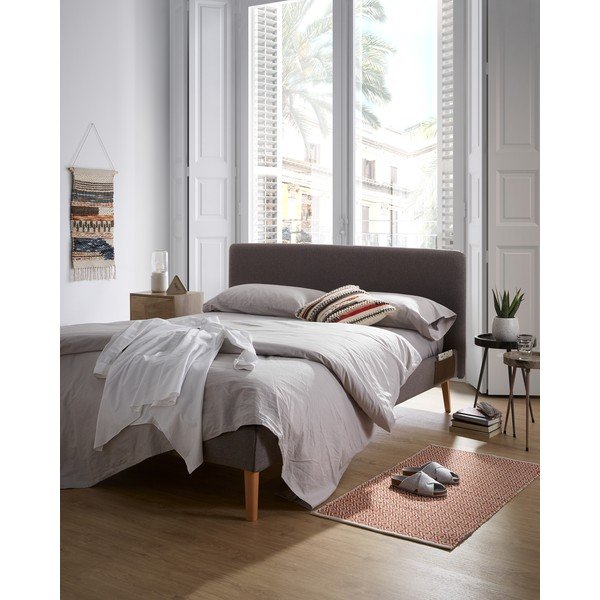 Hall kaheinimesevoodi 160 x 200 cm Lydia - Kave Home-image-1