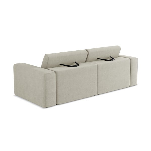 Beež modulaarne diivan 224 cm Kalea - Makamii-image-3
