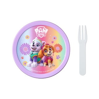 Laste suupistekarp koos kahvliga Paw patrol girls - Mepal