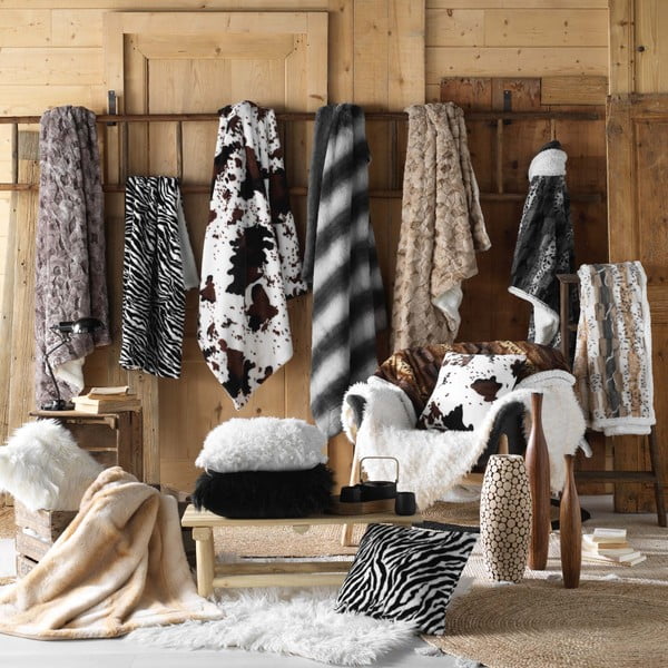 Valge pleed 125x150 cm Mouton - douceur d'intérieur-image-4